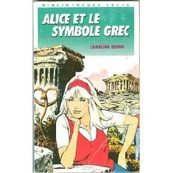 livre alice et le symbole grec