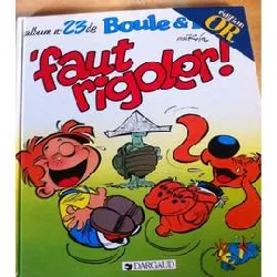 livre boule & bill faut rigoler vol 23