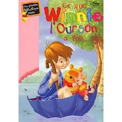 livre ce que winnie l'ourson a fait