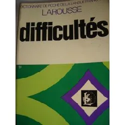 livre dictionnaire des difficultés de la langue française