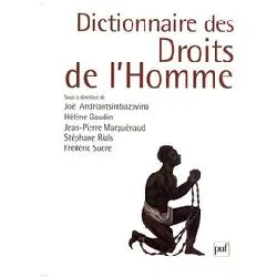 livre dictionnaire des droits de l'homme