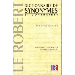 livre dictionnaire des synonymes et contraires