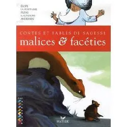 livre facettes / la bibliotheque francais cm2 malices et faceties, contes et fables de sagesse