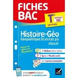 livre fiches bac hggsp tle (specialite)