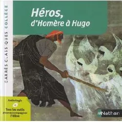 livre heros d'homere a hugo