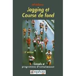 livre jogging et course de fond - conseils et programmes d'entraînement