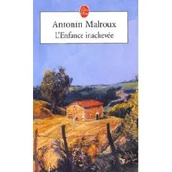 livre l'enfance inachevée