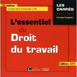 livre l'essentiel du droit du travail