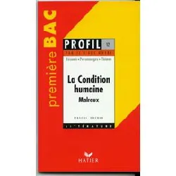 livre la condition humaine, malraux - edition 1996