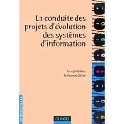 livre la conduite des projets d'évolution des systèmes d'information