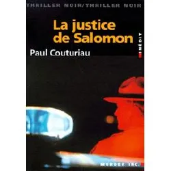 livre la justice de salomon