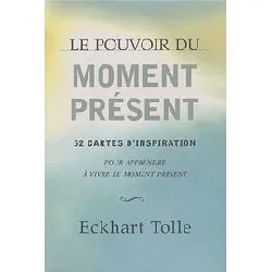 livre le pouvoir du moment présent - 52 cartes d'inspiration