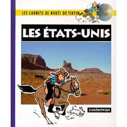 livre les aventures de tintin - les etats - unis