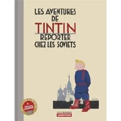 livre les aventures de tintin - reporter chez les soviets