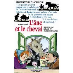 livre les contes du chat perché - l'âne et le cheval