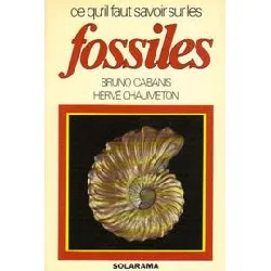 livre les fossiles