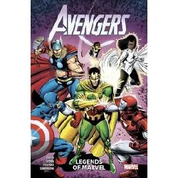 livre les legendes de marvel (80 ans) - avengers