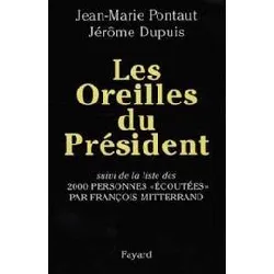 livre les oreilles du president