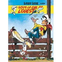 livre lucky luke - tome 4 - sous le ciel de l'ouest