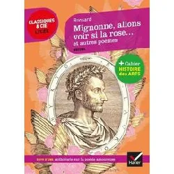 livre mignonne allons voir si la rose et autres poèmes