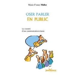 livre oser parler en public