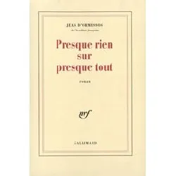 livre presque rien sur presque tout