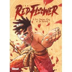 livre red flower - tome 1 : le jeune coq et le soleil