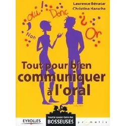 livre tout pour bien communiquer à l'oral