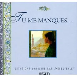 livre tu me manques