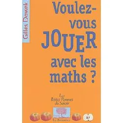 livre voulez - vous jouer avec les maths ?