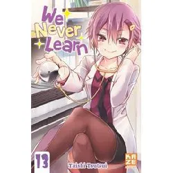 livre we never learn - tome 13