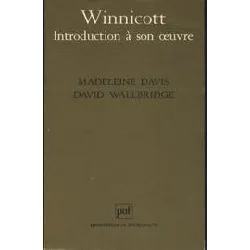 livre winnicott - introduction à son oeuvre