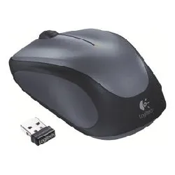 logitech m235 - souris - pour droitiers - optique - sans fil - 2.4 ghz - récepteur sans fil usb - gris