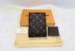 louis vuitton porte-passport / porte-cartes en toile monogramme