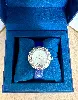 montre mauboussin heure du premier jour rayonnant bracelet cuir bleu