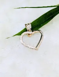 pendentif coeur or 375 millième (9 ct) 0,83g