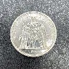 pièce argent 10 francs hercules 1967 argent 900 millième 25g