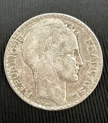 pièce d'argent 10 francs turin 1931 argent 900 millième 10g