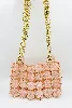 sac sandro à pastilles en acétate rose collection spring summer 2020