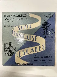 vinyle darius milhaud - suite francaise / escales (1950)