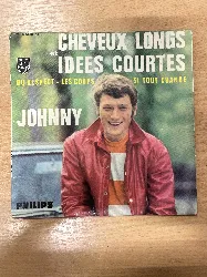 vinyle johnny hallyday - 24e série - cheveux longs et idées courtes (1966)