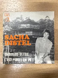 vinyle sacha distel - chanson bleue / c'est parti oh ye! (1972)