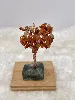 arbre de vie en agate orange t4*6*13cm