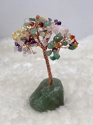 arbre de vie en pierres naturelles multicolores t5*6*12cm