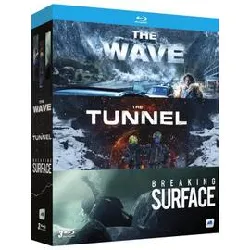 blu-ray coffret : the wave + the tunnel + breaking surface - pack - blu - ray