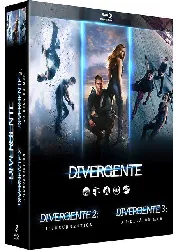 blu-ray divergente - coffret : cinq destins, un seul choix + l'insurrection + au - delà du mur - blu - ray