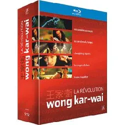 blu-ray la révolution wong kar - wai - nos années sauvages + les cendres du temps + chungking express + les anges déchus + happy t