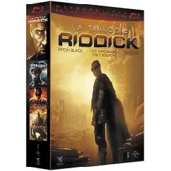 blu-ray riddick - la trilogie : pitch black + les chroniques de riddick + riddick - blu - ray