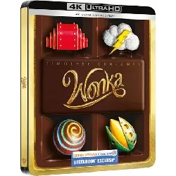 blu-ray wonka - édition limitée spéciale e.leclerc - steelbook exclusif - 4k ultra hd + blu - ray