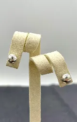 boucle d'oreilles billes argent 925 millième (22 ct) 0,96g